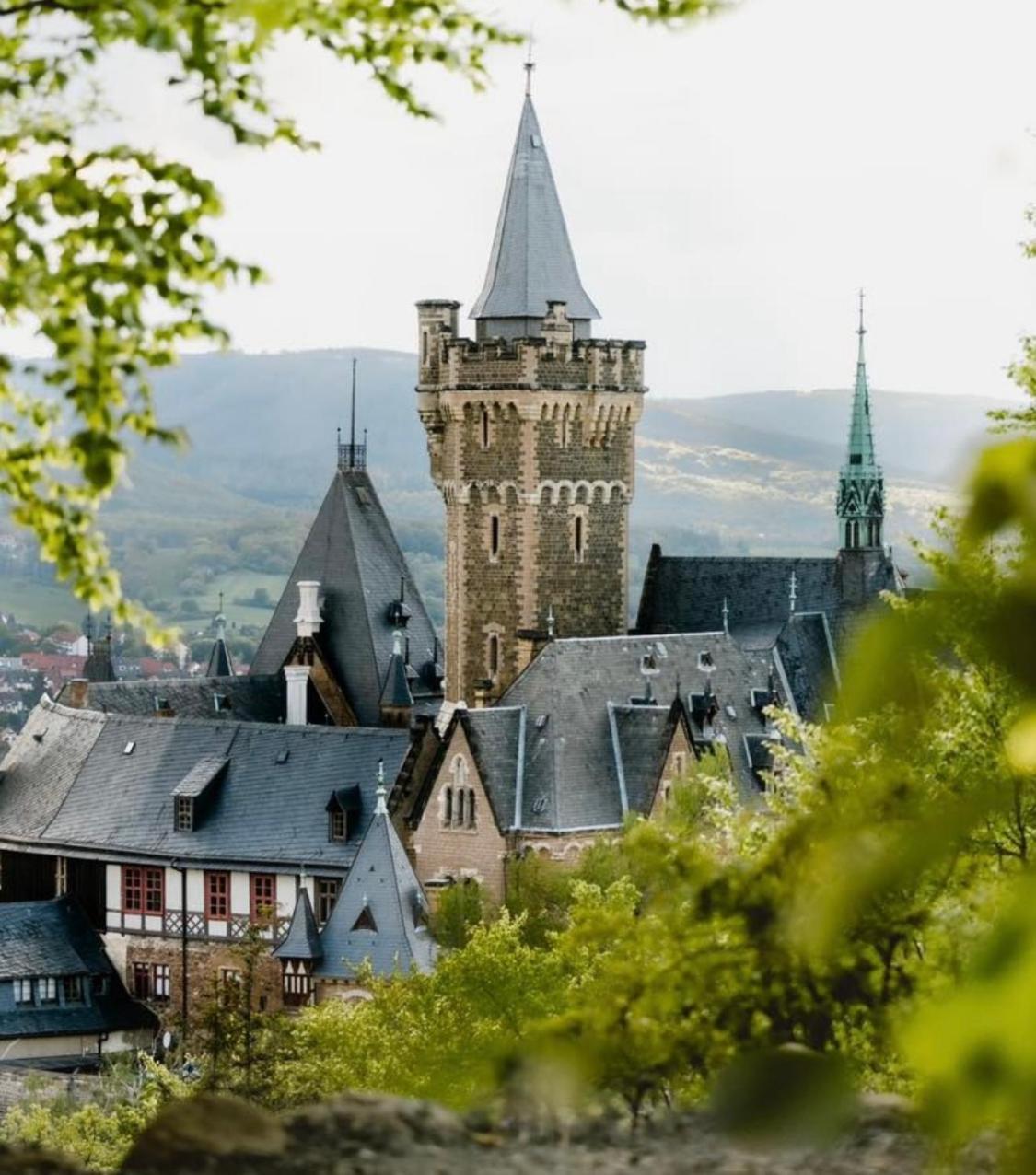 Haus Kreuzberg Mit Schlossblick Apartment Wernigerode Exterior photo